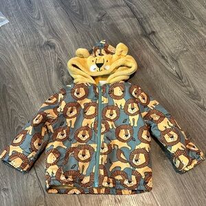 Lion Print Kids Jacket 24 Months